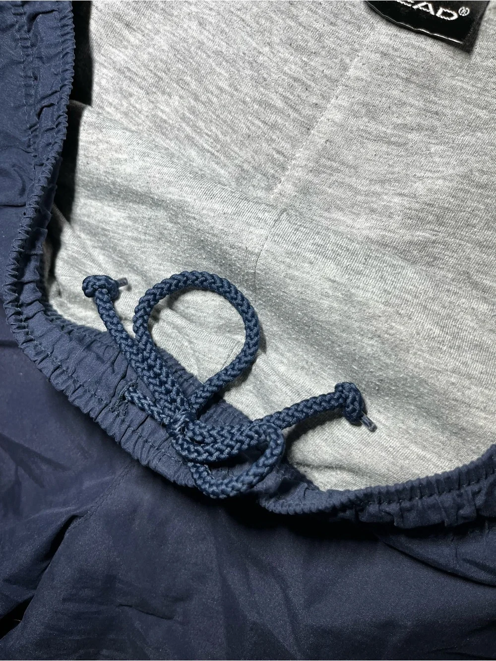 Streetwear Head Navy and White Men's Loose Fitted Joggers
